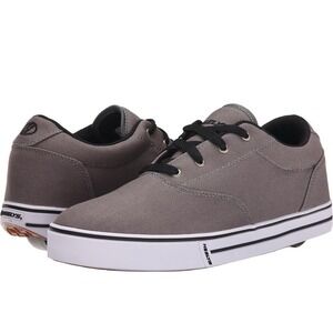 Heelys Gray‎ Canvas Skate Shoes with Wheels Sneakers